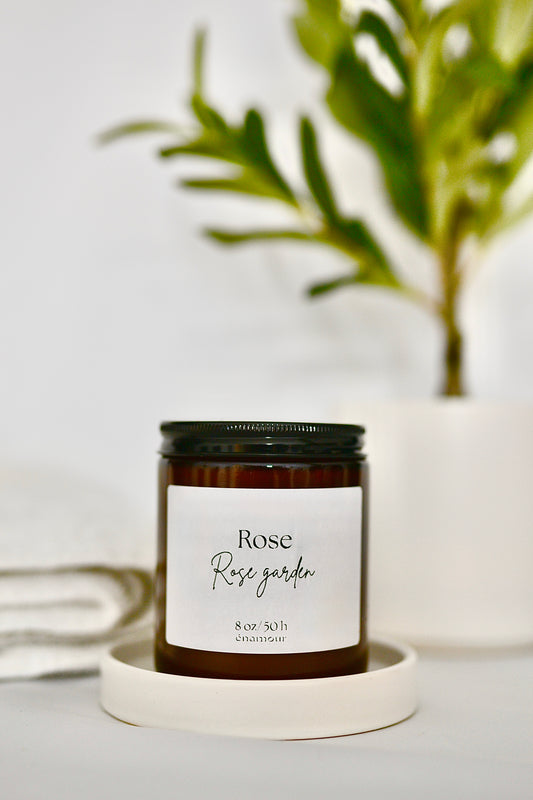 Bougie rose